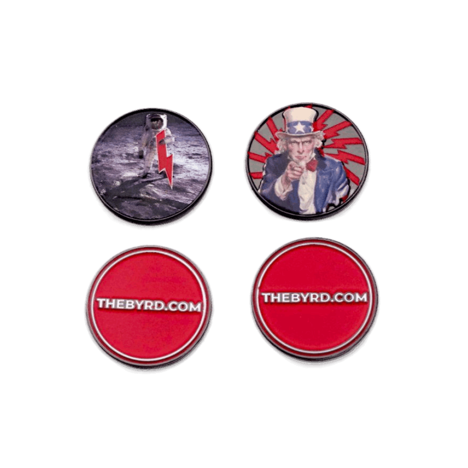 BYRD BALL MARKERS - Merica - The Byrd, LLC