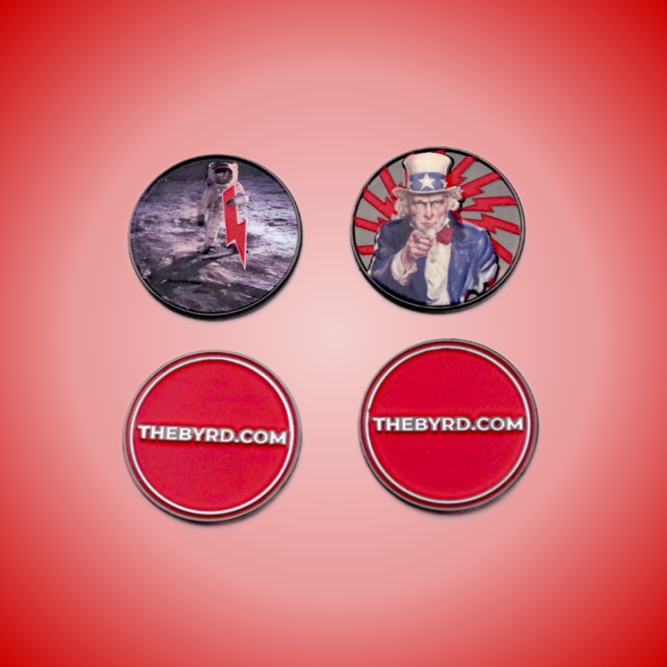 BYRD BALL MARKERS - Merica - The Byrd, LLC
