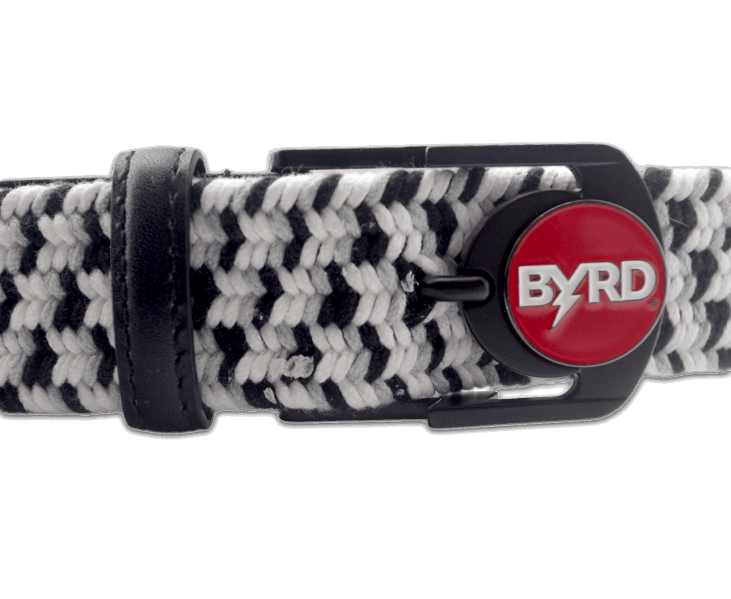THE BRAIDED BYRD GOLF BELT - Black Capped Chickadee