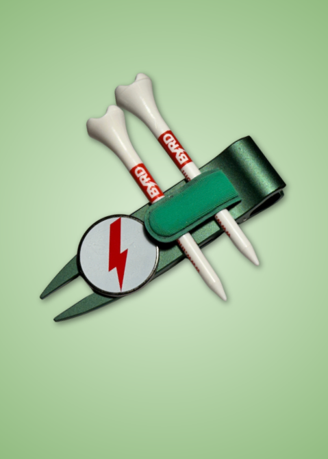 THE BYRD GOLF DIVOT CLYP - Green Macaw - The Byrd, LLC