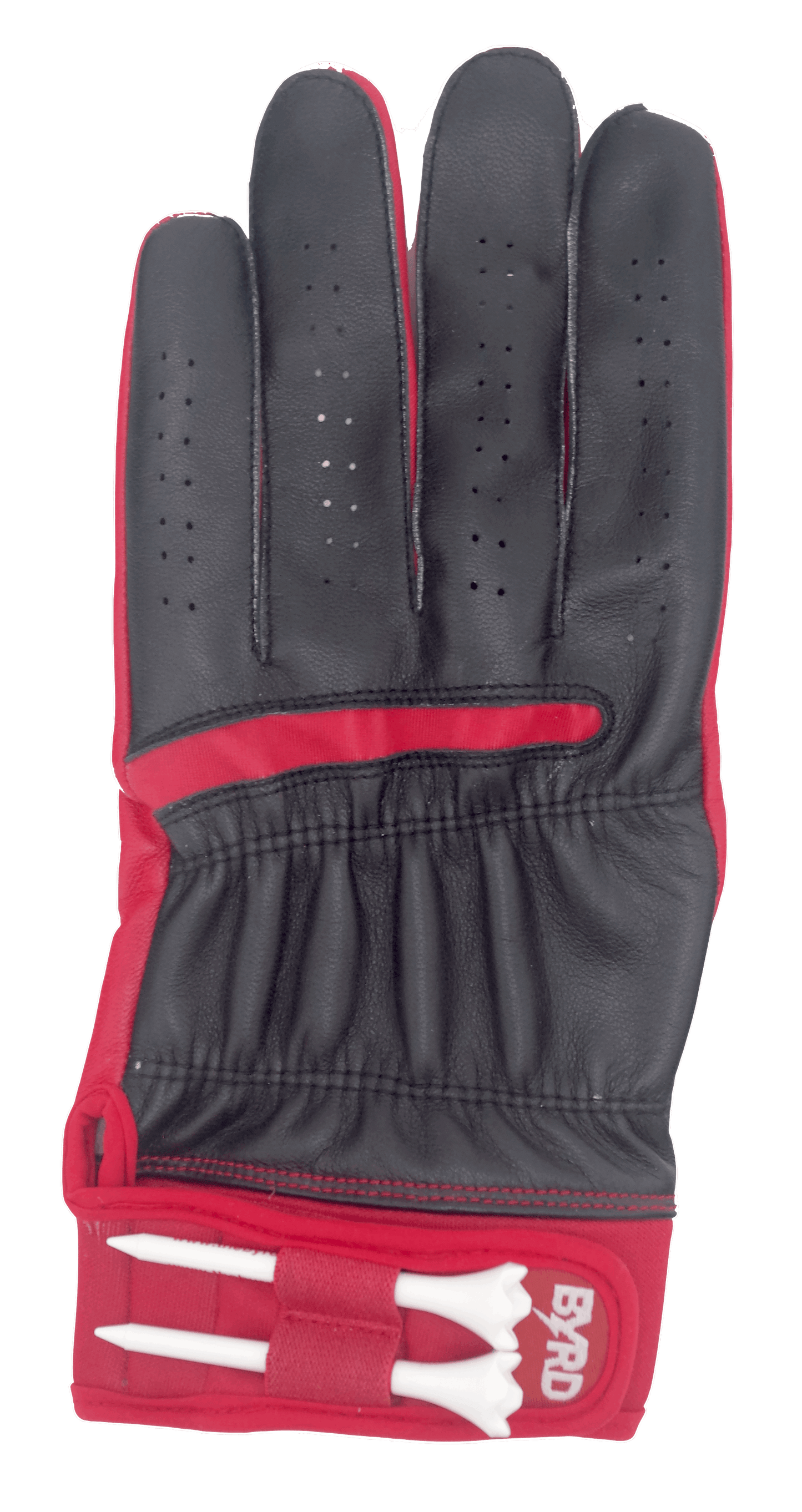 THE BYRD GOLF GLOVE - Black/Red - The Byrd, LLC