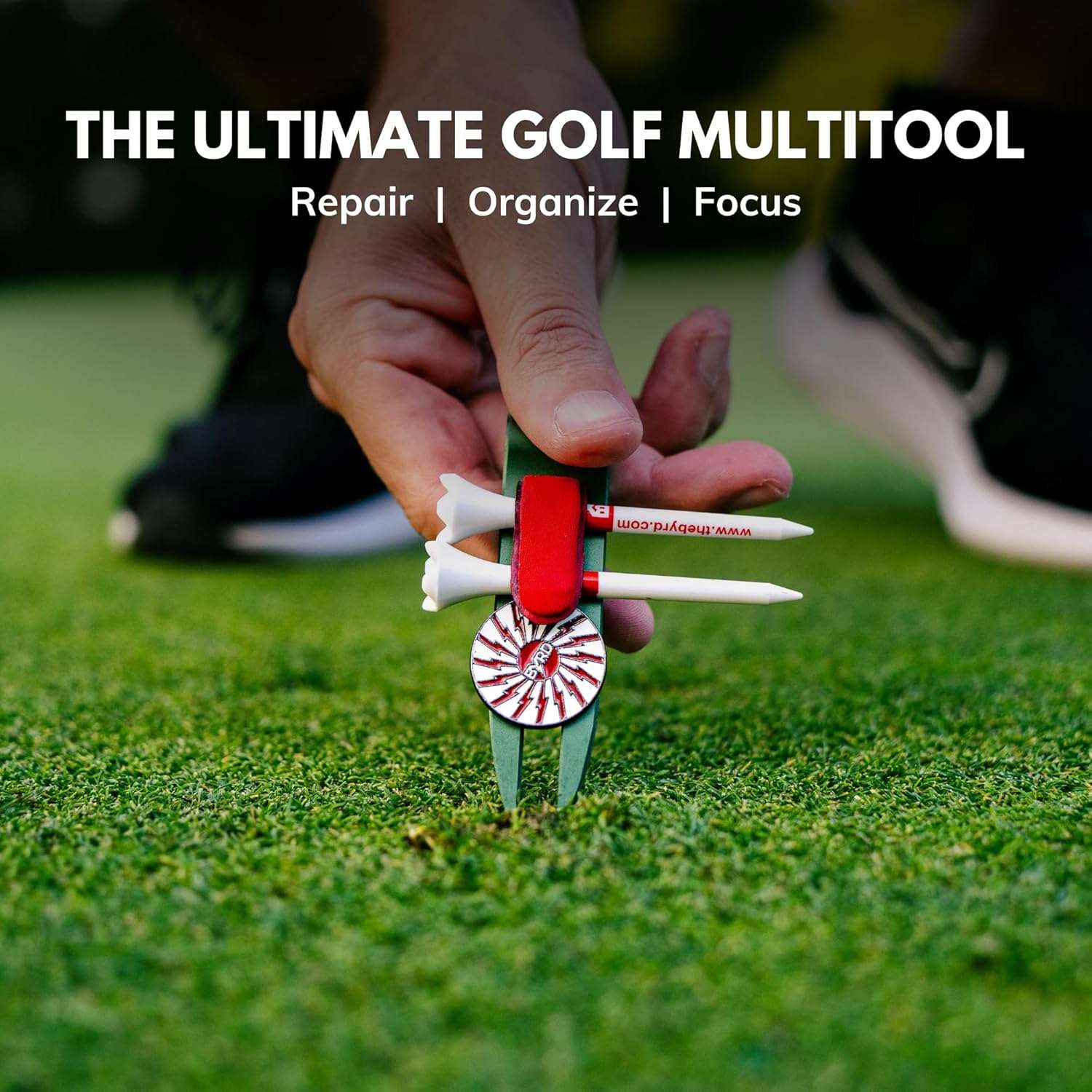 THE BYRD GOLF DIVOT CLYP - Black Raven - The Byrd, LLC