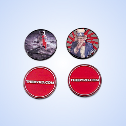 BYRD BALL MARKERS - Merica - The Byrd, LLC