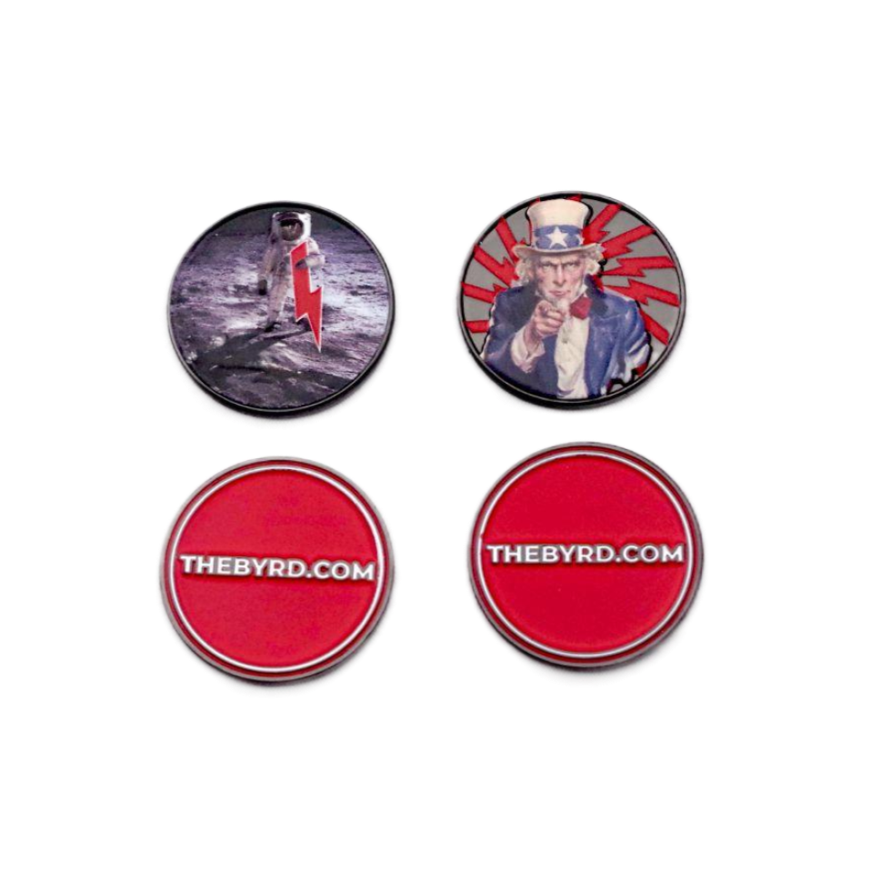 BYRD BALL MARKERS - Merica - The Byrd, LLC