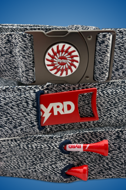 THE BYRD GOLF BELT ✶ Heather Blue - The Byrd, LLC