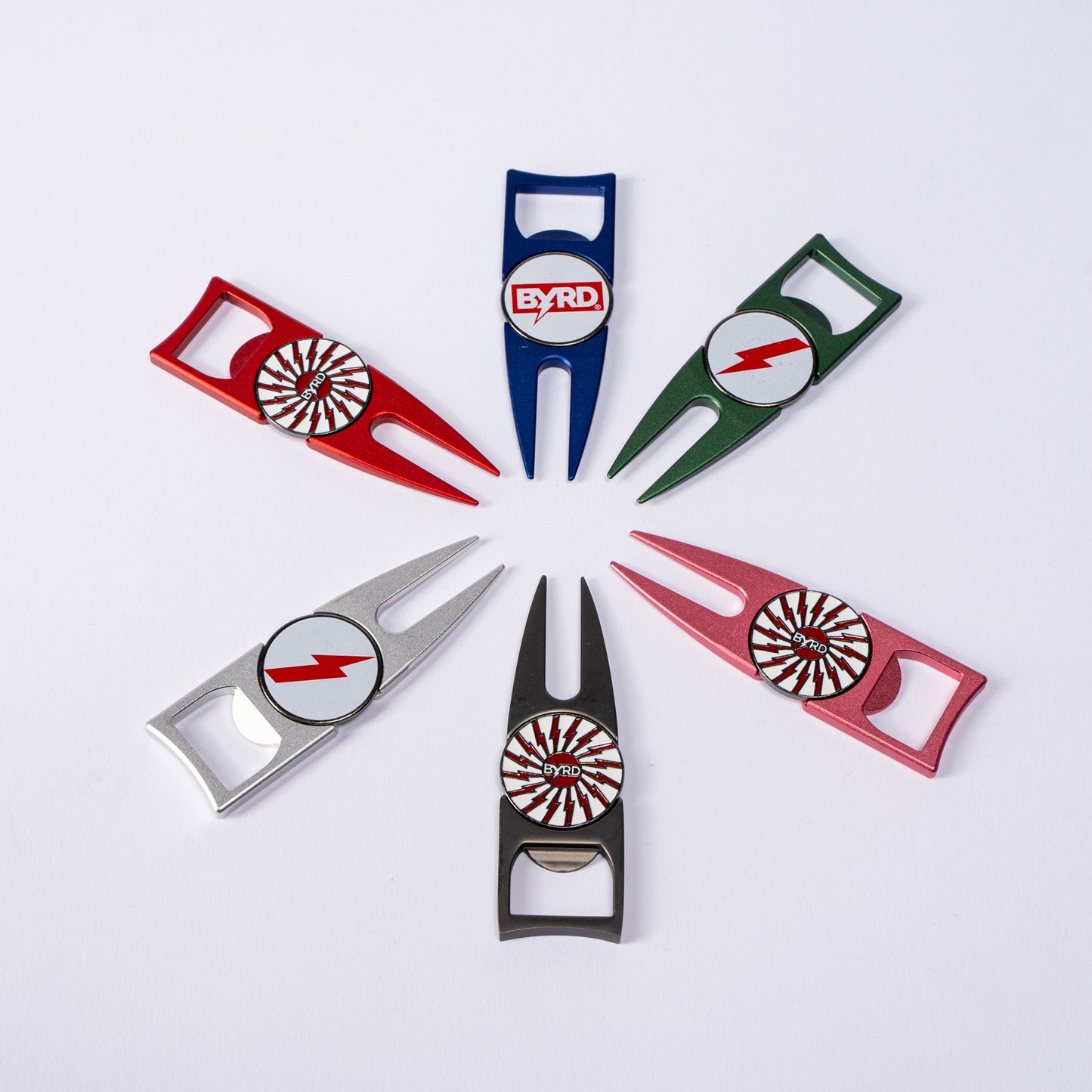 The Byrd Divot Tool - Aluminum with Ball Marker