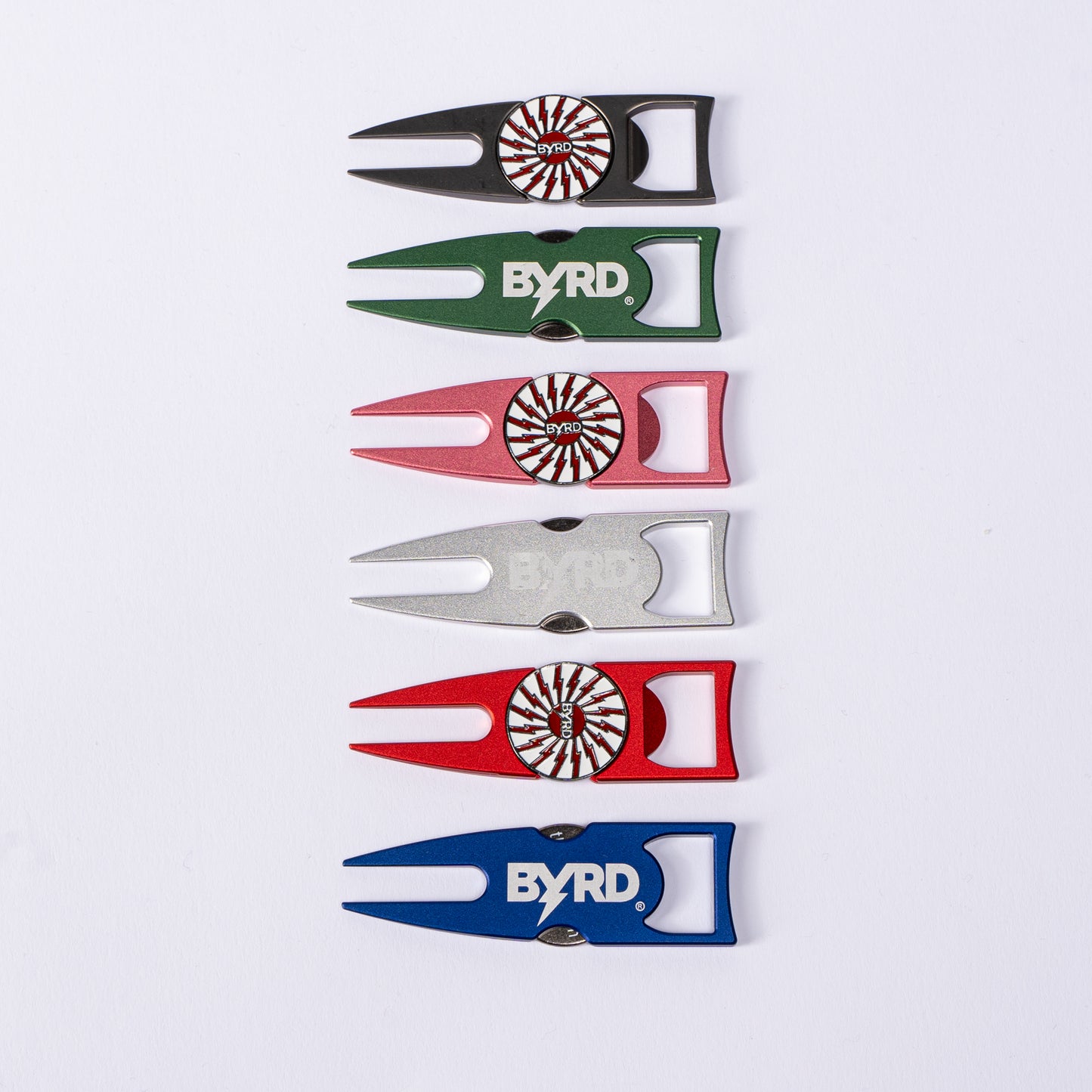 The Byrd Divot Tool - Aluminum with Ball Marker