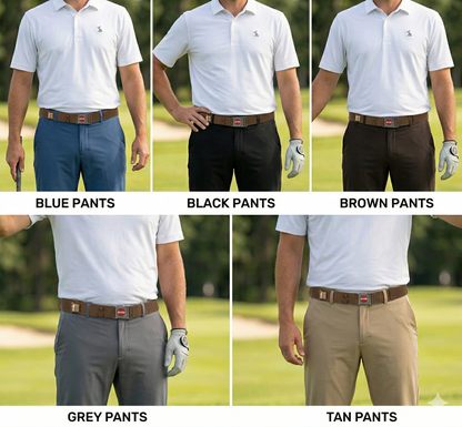 THE BYRD GOLF BELT ✶ Brown - The Byrd, LLC