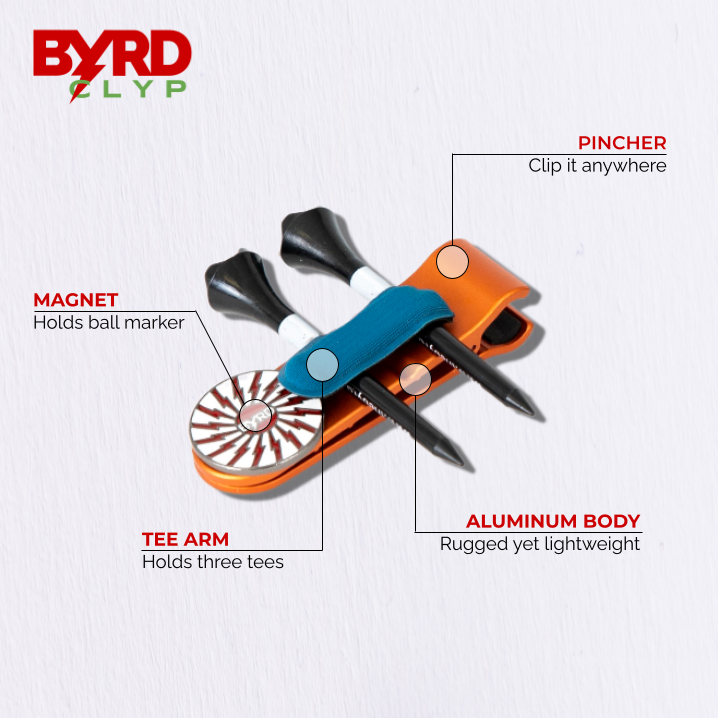 Der Byrd Clyp - Golf-Organisations-Multitool