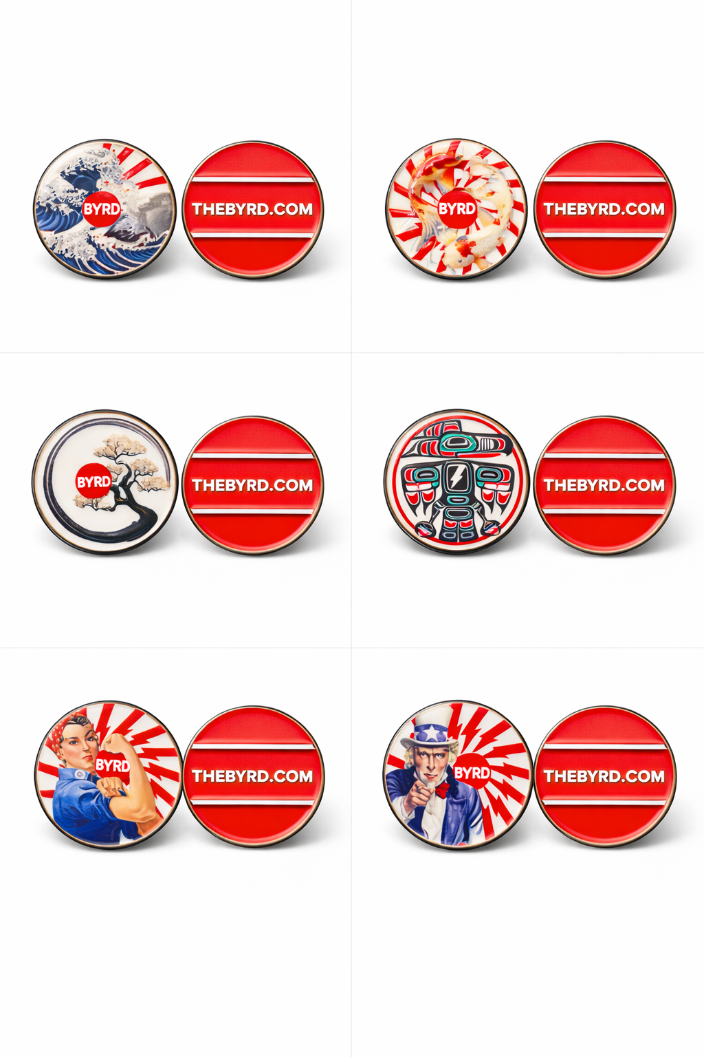 THE BYRD BALL MARKERS - Collectibles - The Byrd, LLC