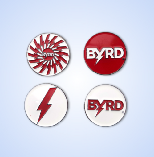 BYRD BALL MARKERS ✯ Byrd Logos