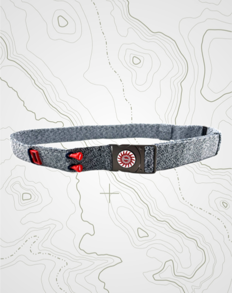 THE BYRD GOLF BELT - Heather Blue