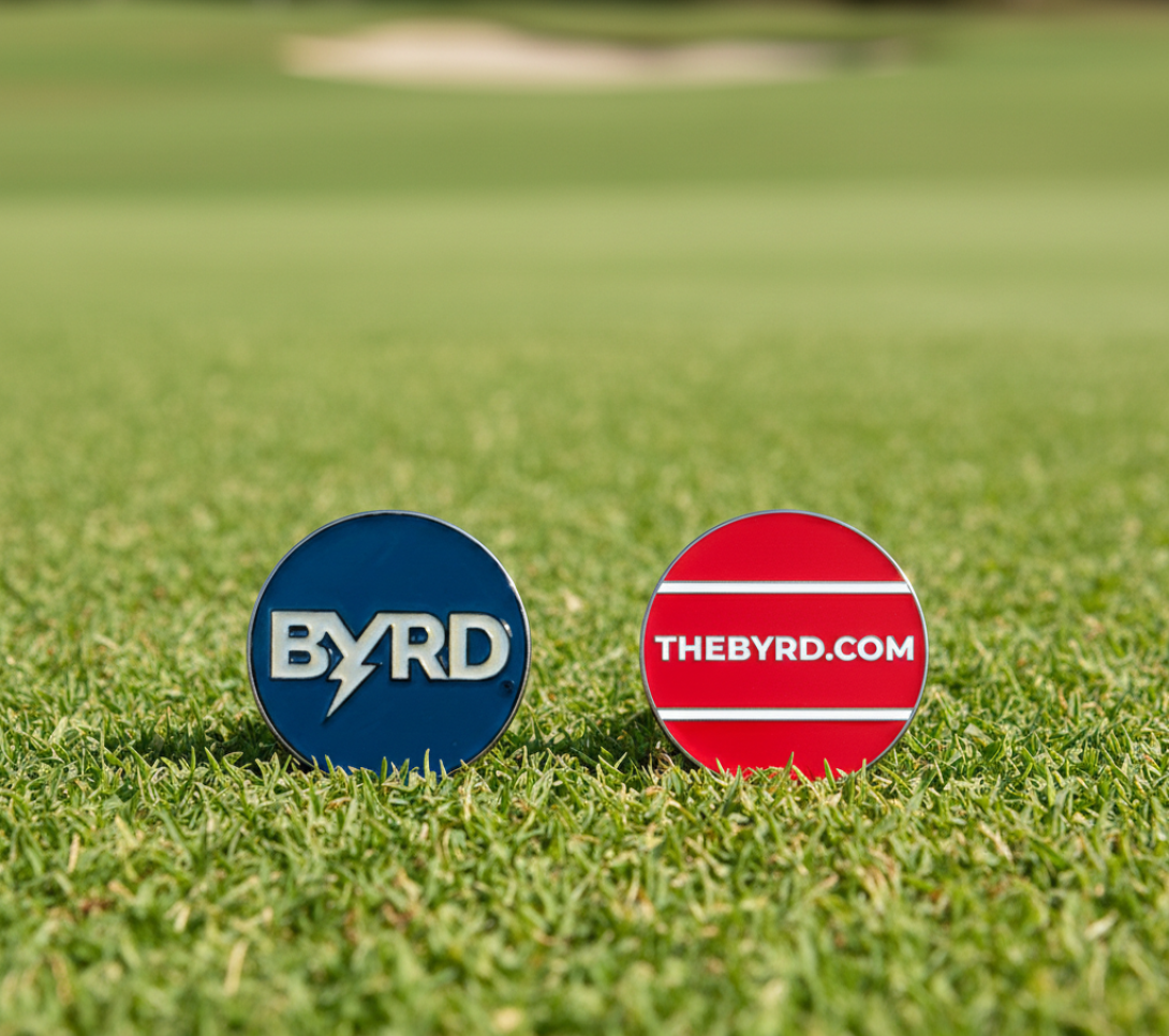 RED, WHITE & BLUE BYRD BALL MARKERS - The Byrd, LLC