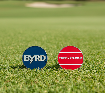 RED, WHITE & BLUE BYRD BALL MARKERS - The Byrd, LLC