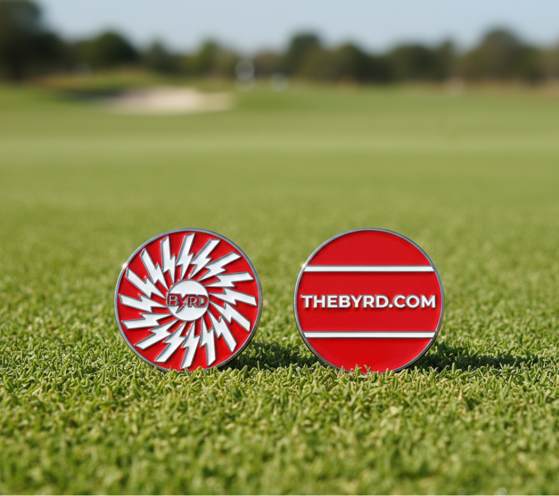 RED, WHITE & BLUE BYRD BALL MARKERS - The Byrd, LLC