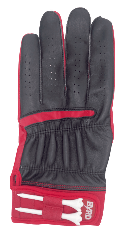 THE BYRD GOLF GLOVE - Black/Red - The Byrd, LLC