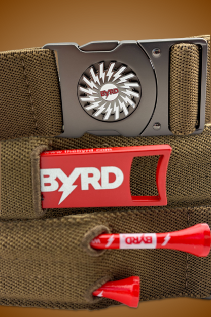 THE BYRD GOLF BELT ✶ Brown - The Byrd, LLC