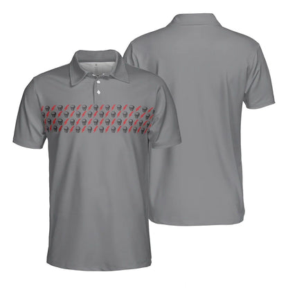 The Lightning Skull - Our Most Popular Performance Polo - The Byrd, LLC