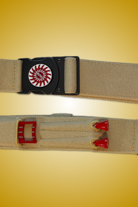 THE BYRD GOLF BELT ✶ Beige - The Byrd, LLC