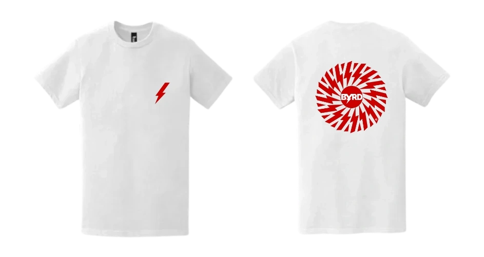 The Byrd Sunbolt T-Shirt - Gildan Hammer Goodness